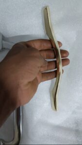 Buffing brass handles at NK Electroplating Okhla
