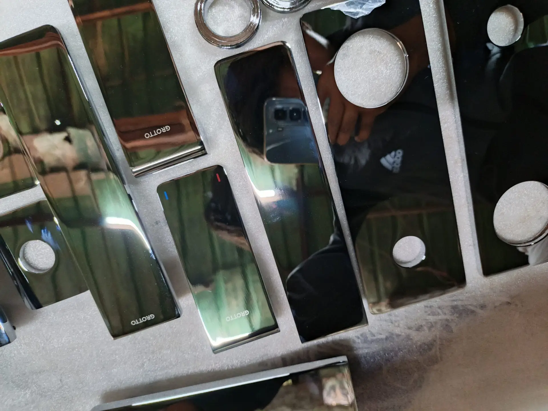 Chrome plating process Delhi: polished base by NK