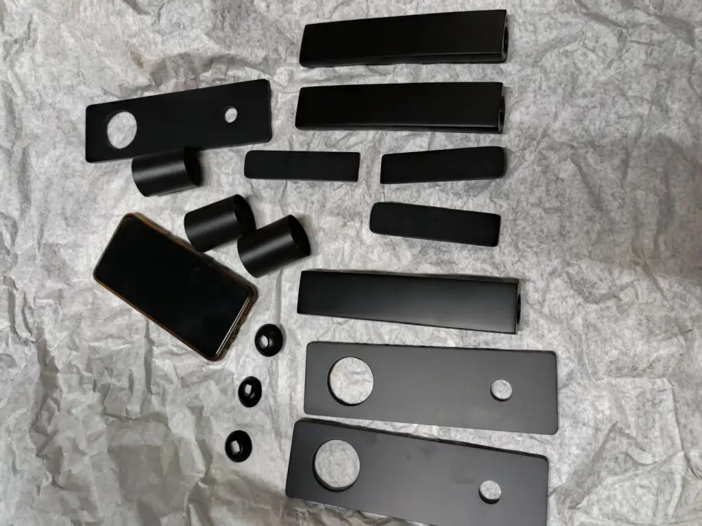 Matt Black Bathroom Fittings coating by NK Electroplating