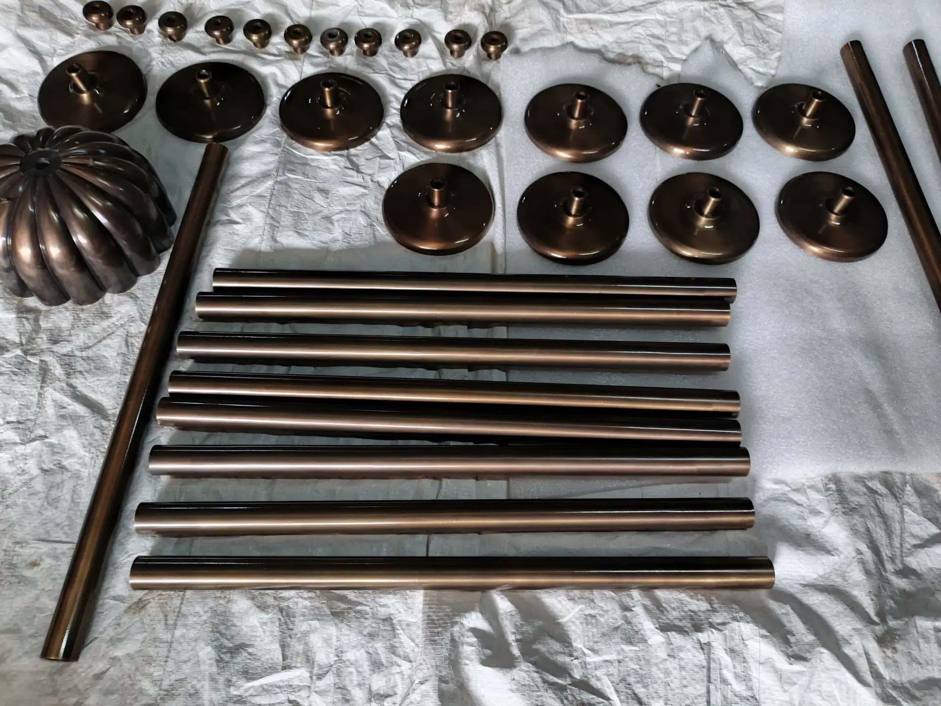 Electroplating on Light fittings